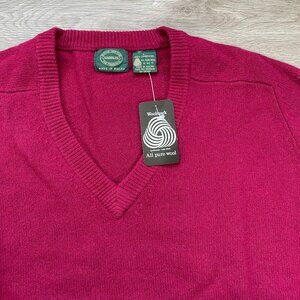 Saddles 100% Lambwool Sweater Size L